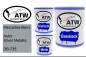 Preview: Mercedes-Benz, Astro Silver Metallic, DB-735: 1L Lackdose + 1L Klarlack + 500ml Härter - Set, von ATW Autoteile West.